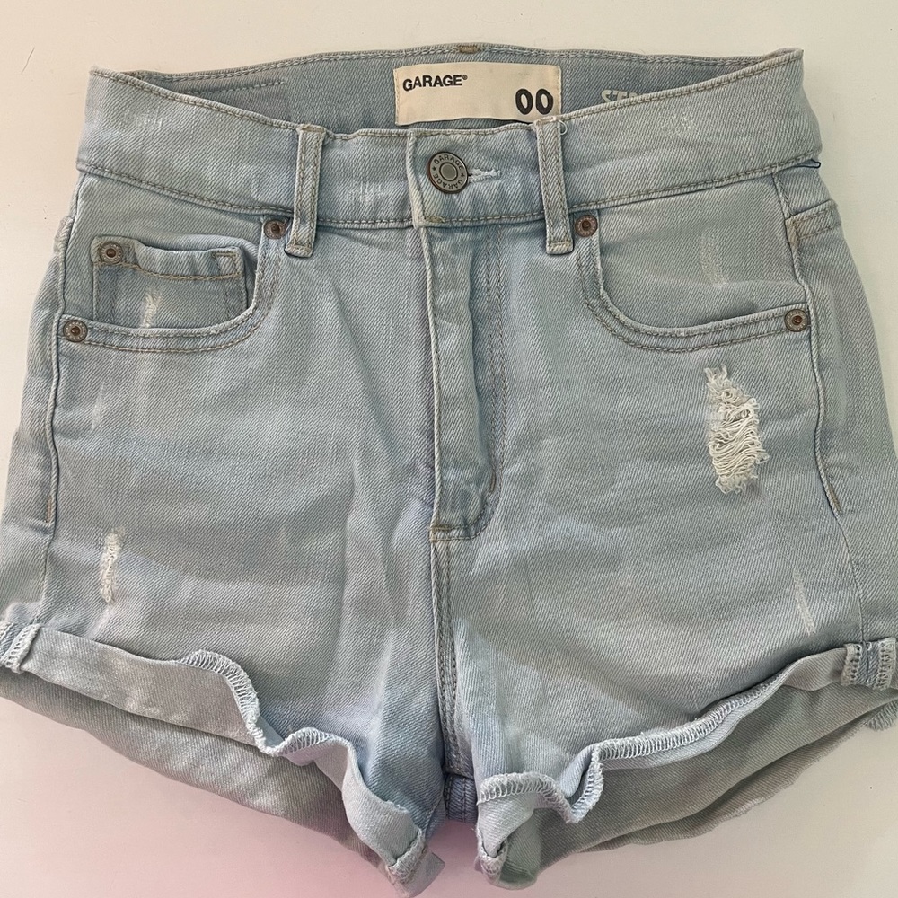Garage denim shorts